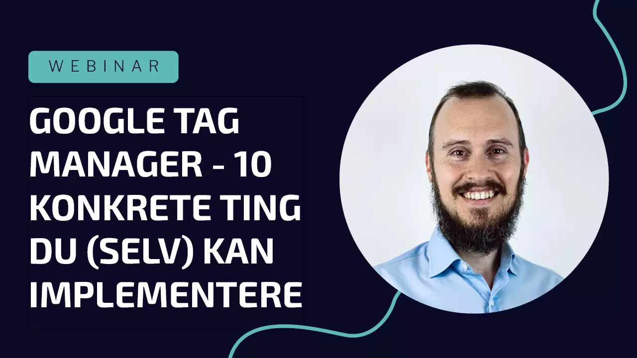 Webinar om Google Tag Manager